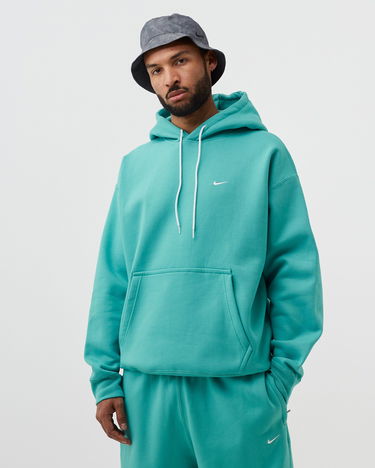 Mikina Nike Solo Swoosh Fleece Hoodie Tyrkysová | CV0552-393, 3