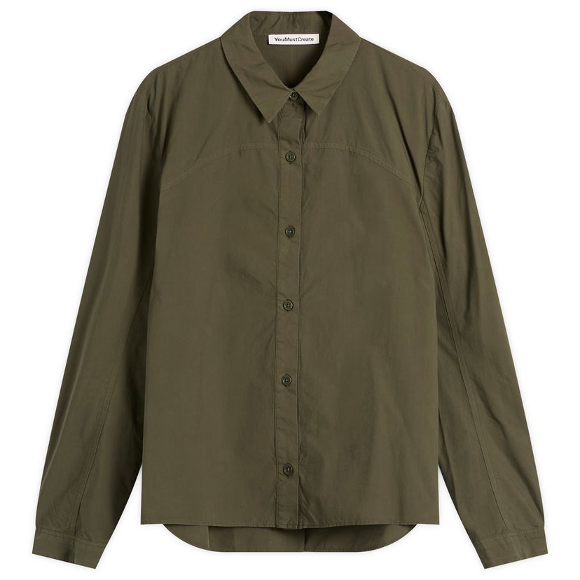 Košeľa YMC Kengo Shirt, Size X-Small Zelené | Q2ZAB-30