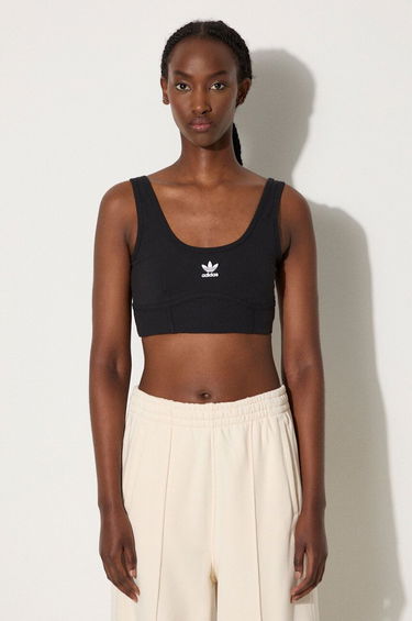 Podprsenka adidas Originals Trefoil Bra Čierna | IU2411, 0