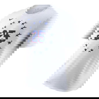 Dres Nike NBA 76ers Simmons T-Shirt Biela | AO0915-102