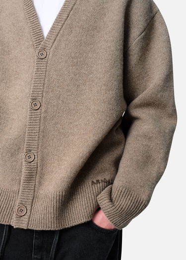 Sveter AXEL ARIGATO Milo V-neck Cardigan Béžová | A3558001, 5