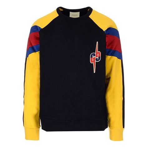 Sveter Gucci Double G Casual Long Sleeve Sweatshirt Čierna | 573322-XJA6W-1074