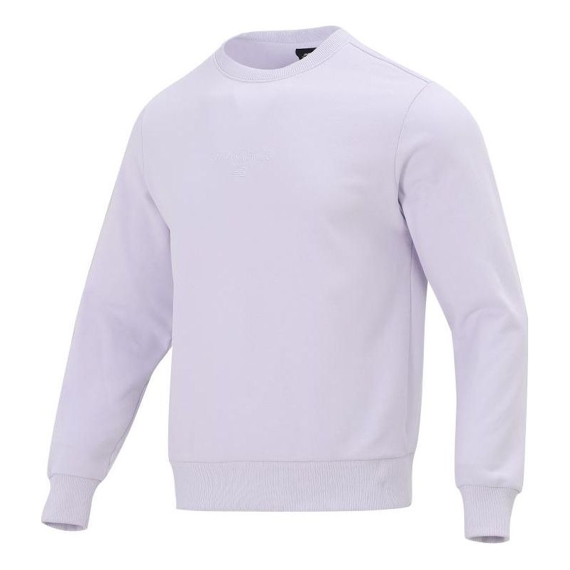Sveter New Balance Round Neck Pullover Fialová | AMT21555-LIA, 0