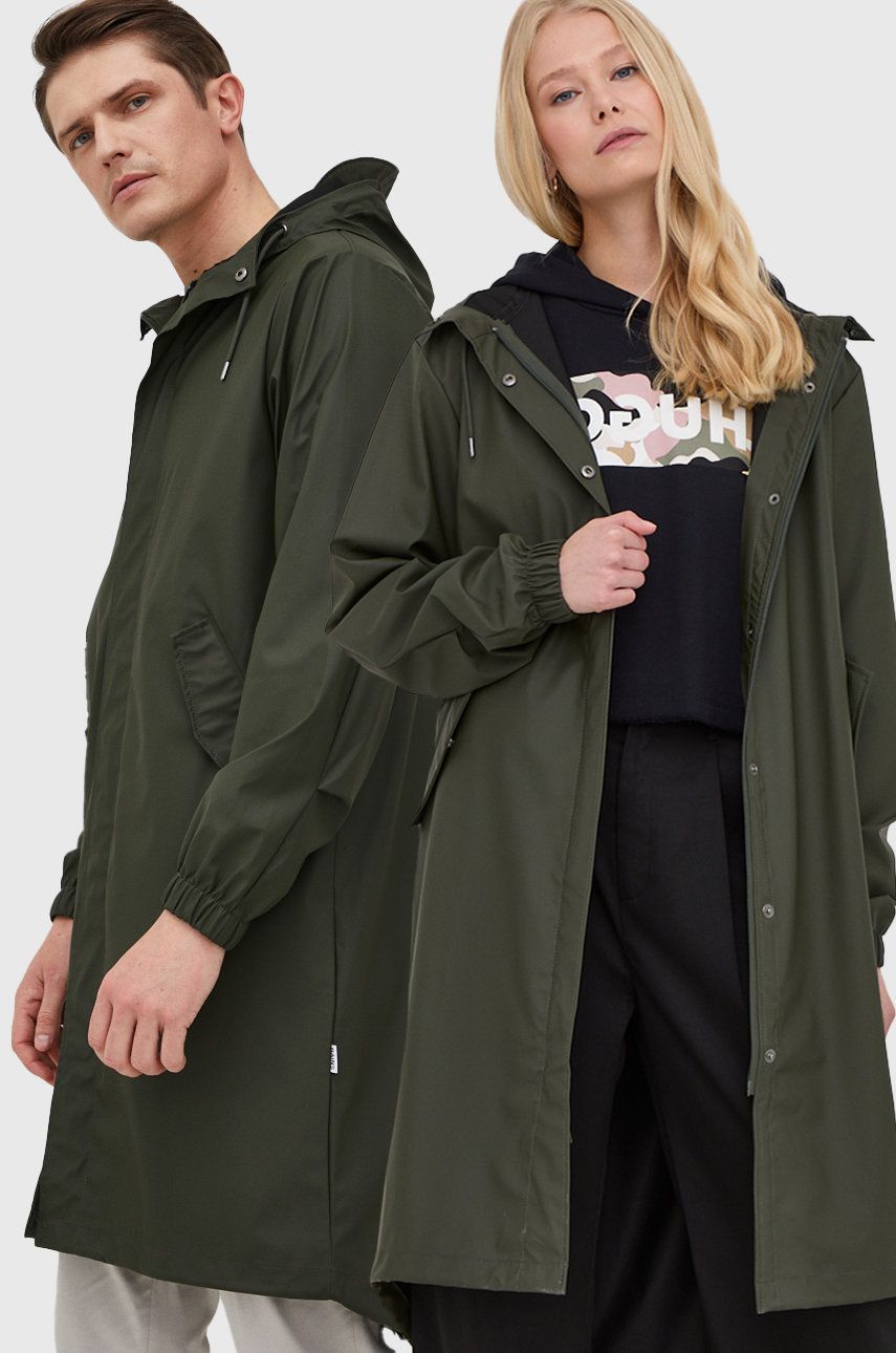 Parka Rains Parka Zelené | 18140.03, 0