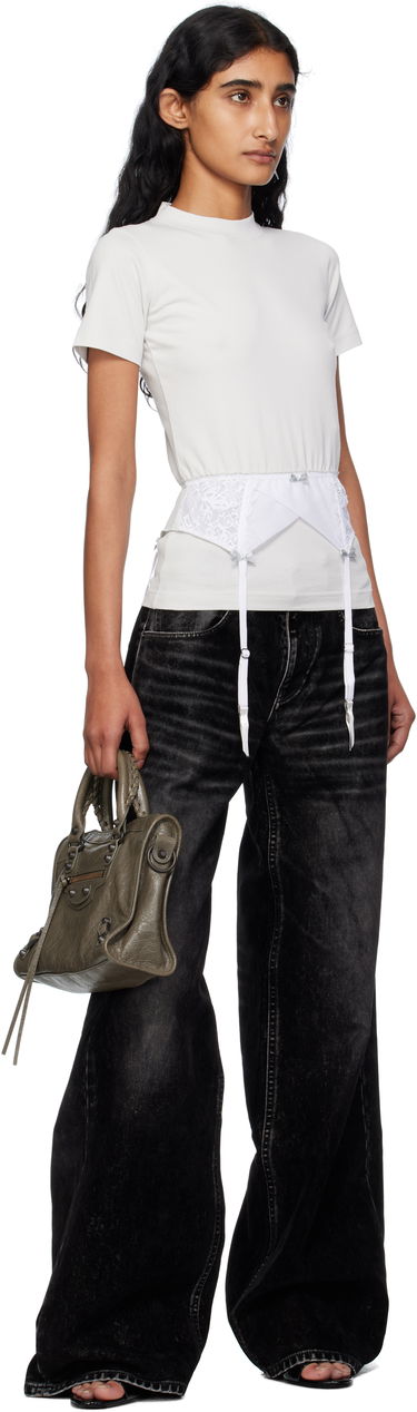 Tričko Balenciaga Balenciaga Lingerie T-Shirt Biela | 828869TNVB2, 3
