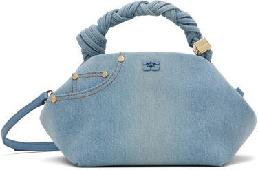 Kabelka GANNI GANNI Small Bou Denim Shoulder Bag Modrá | A6497, 0