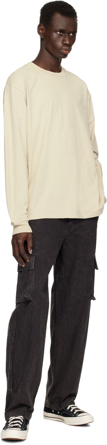 Sveter John Elliott John Elliott University Long Sleeve T-Shirt Béžová | A189M6433A, 3