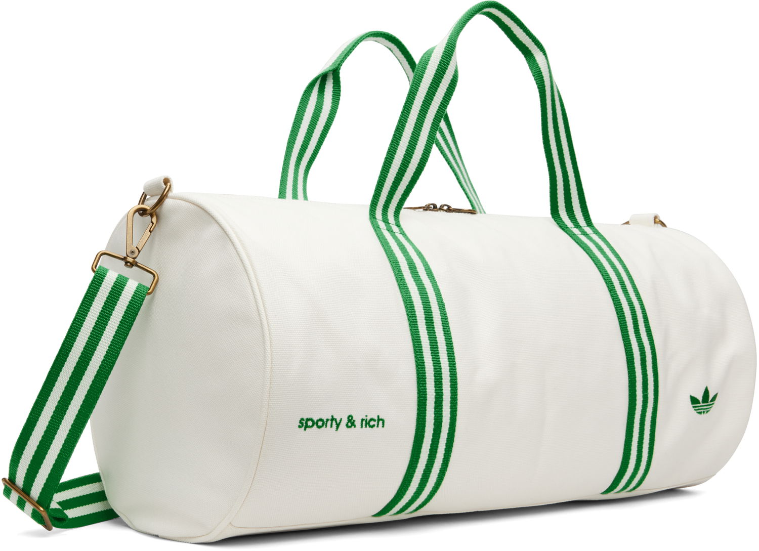 Cestovná taška Sporty & Rich Sporty & Rich x adidas Originals Edition Canvas Duffle Bag Biela | JN1980, 1