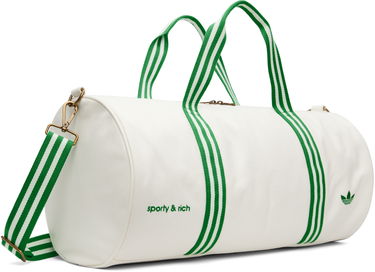 Cestovná taška Sporty & Rich Sporty & Rich x adidas Originals Edition Canvas Duffle Bag Biela | JN1980, 1