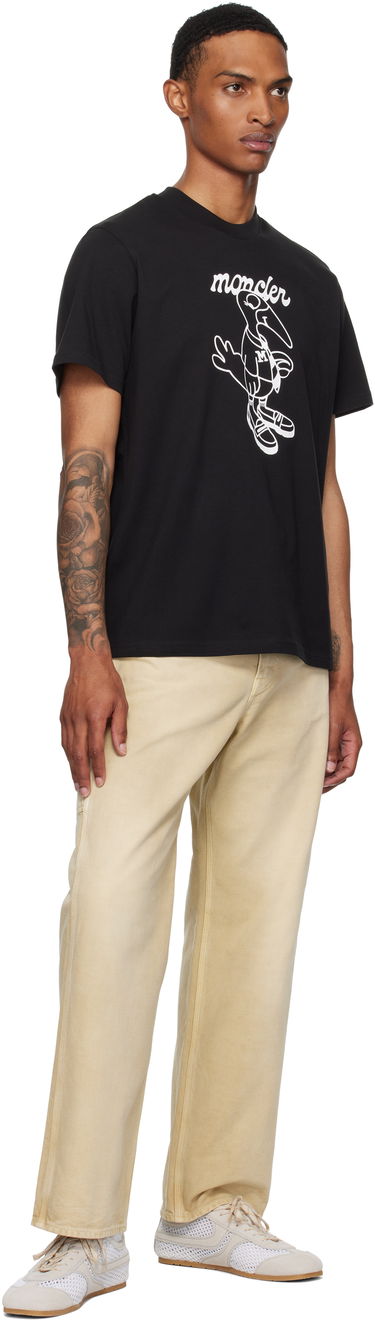 Tričko Moncler Moncler Archivio Creativo Graphic T-Shirt Čierna | K20918C0001689AJS, 4
