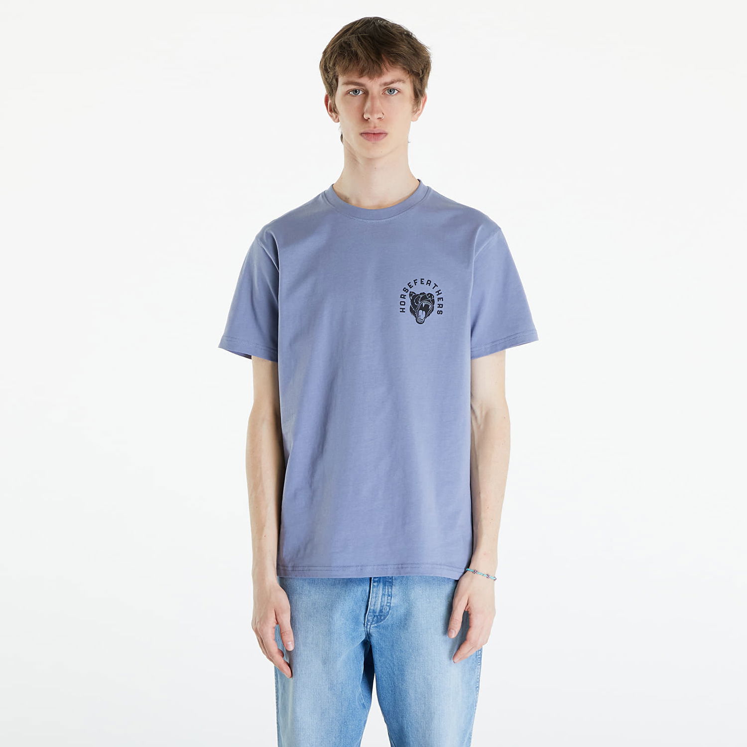 Tričko Horsefeathers Roar II T-Shirt Tempest Modrá | SM1340B, 0