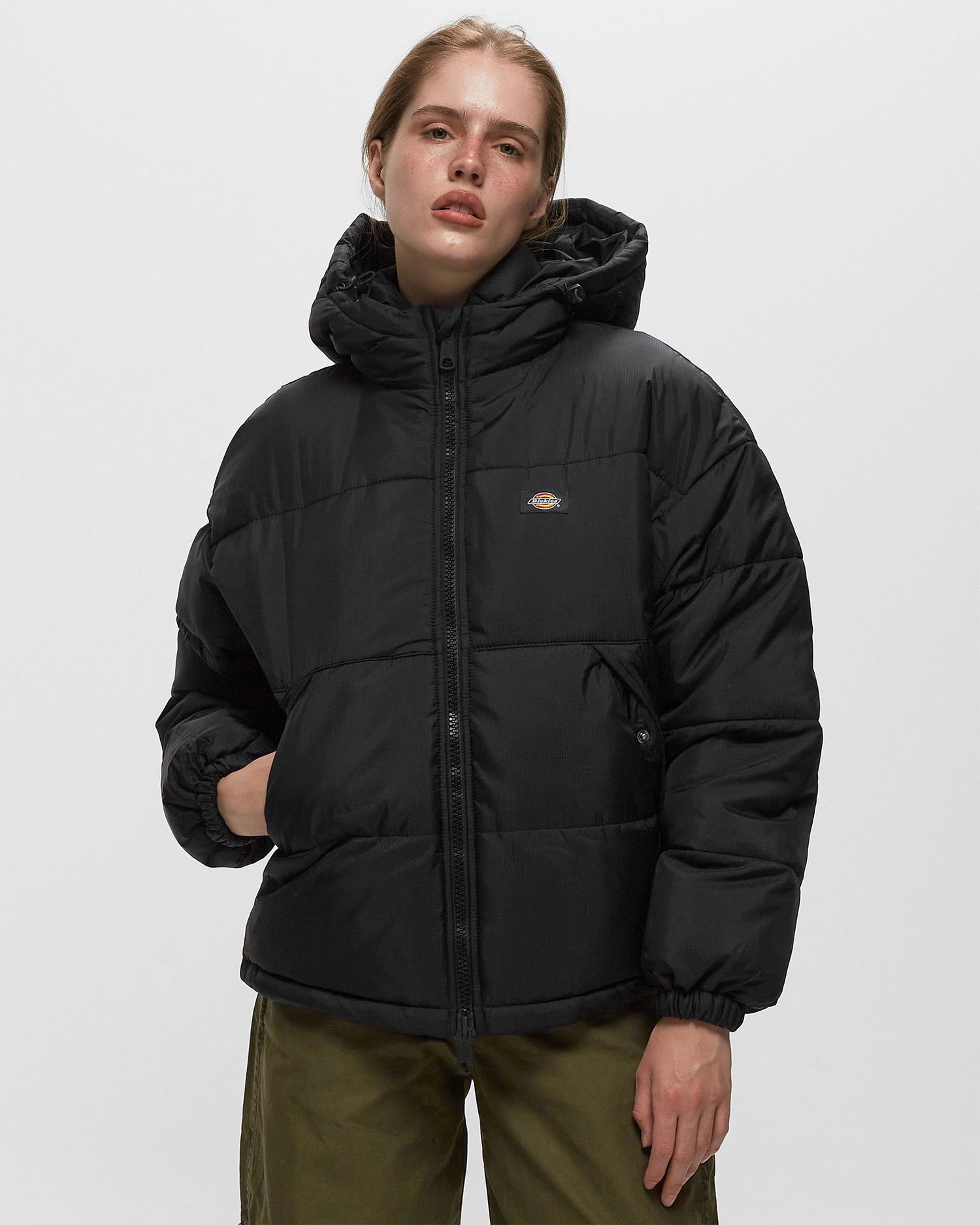 Prešívaná bunda Dickies Alatna Oversized Čierna | DK0A4YJUBLK1, 1