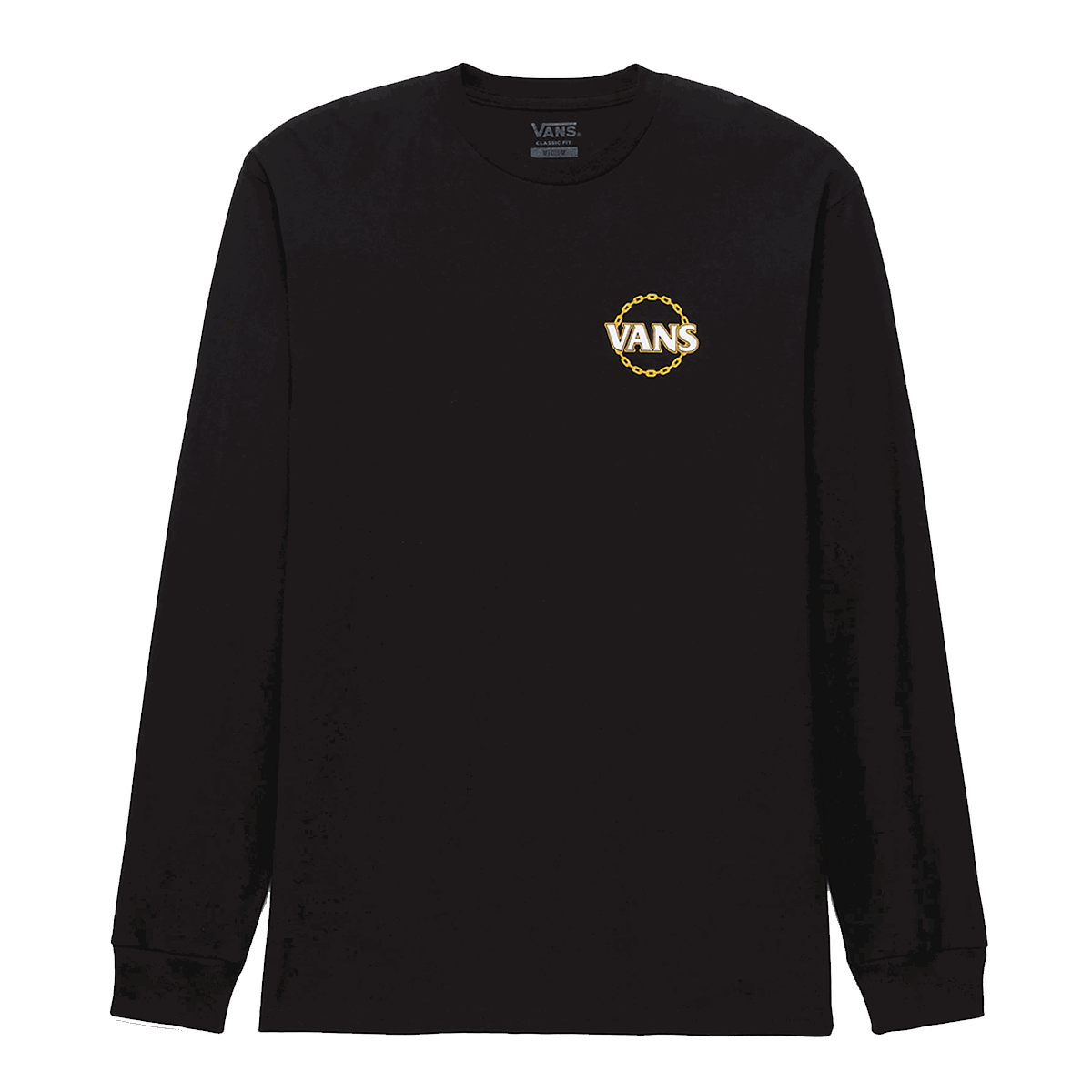 Tričko Vans Vans Chain Long Sleeve T-Shirt Čierna | VN000042BLK, 0