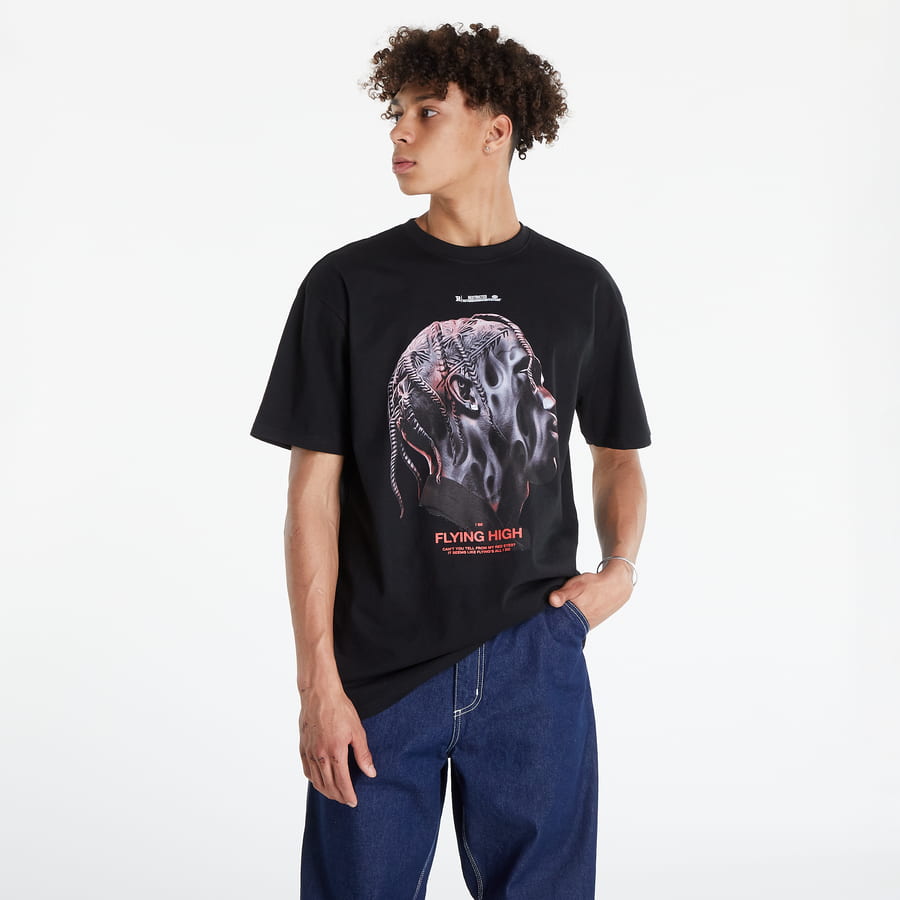 Tričko Urban Classics Flying High Oversize T-Shirt Čierna | MT1981-black, 0