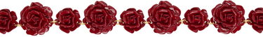 Náhrdelník Blumarine Red Rose Resin Gold Belt Vínová | P422W228A, 0