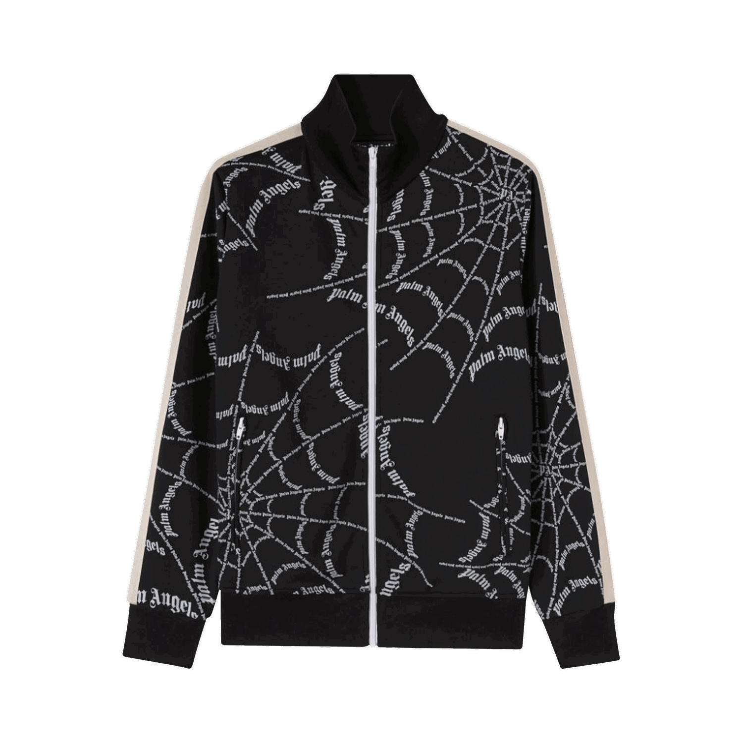 Mikina Palm Angels Spider Web Classic Track Jacket Čierna | PMBD001F22FAB0061001, 0