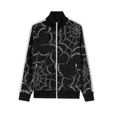 Mikina Palm Angels Spider Web Classic Track Jacket Čierna | PMBD001F22FAB0061001, 0
