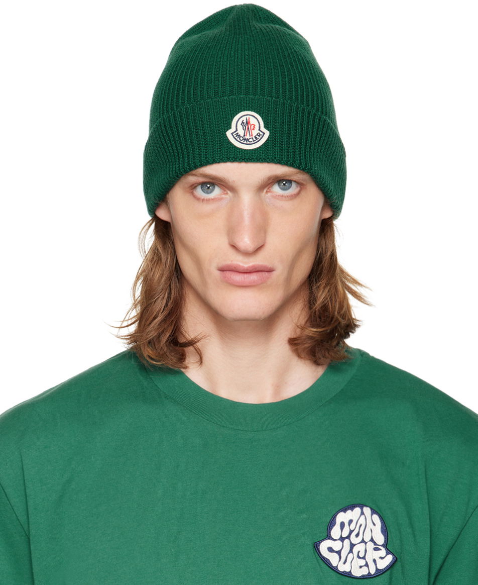 Kulicha Moncler Rolled Brim Beanie Zelené | H20913B70500A9342, 0