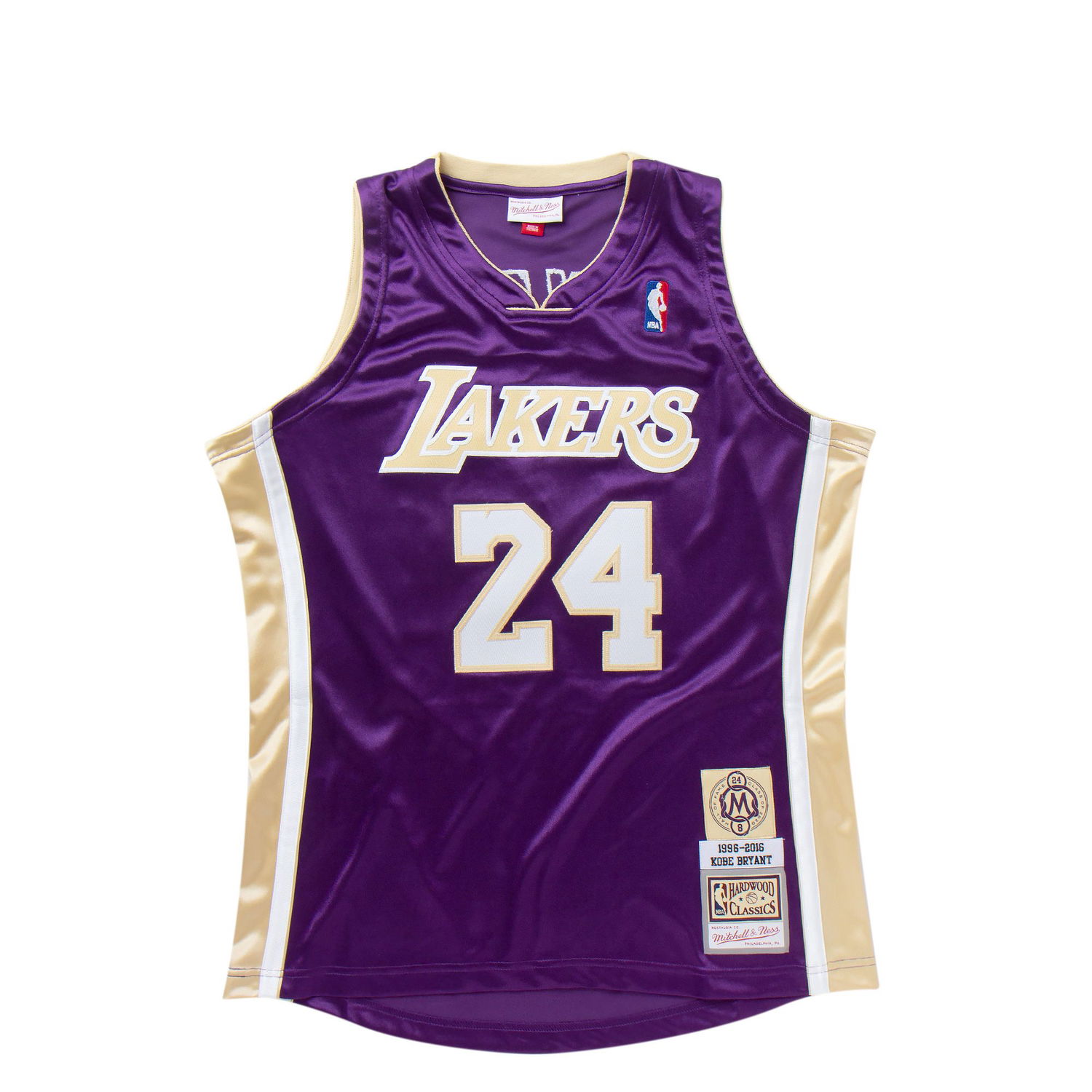 Dres Mitchell & Ness NBA AUTHENTIC JERSEY LOS ANGELES LAKERS HALL OF FAME 1996-2016 KOBE BRYANT #24 Fialová | AJY4CP20022-LALPURP96KBR, 1