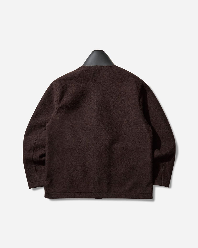 Bunda Stone Island Shell-Trimmed Brushed Wool Jacket Hnedá | K2S15-Q100020-S0X22 V007B