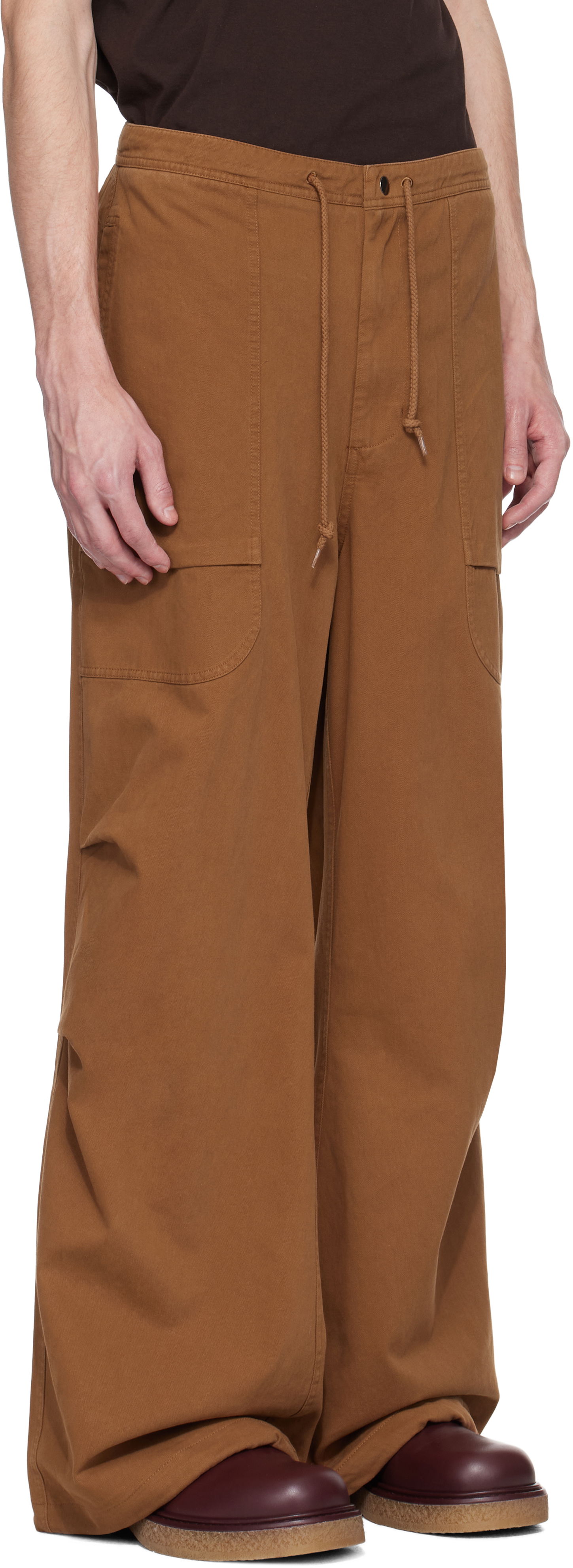 Cargo nohavice Entire Studios Entire Studios Barren Cargo Trousers Hnedá | ESU-S25-3021-CO, 1