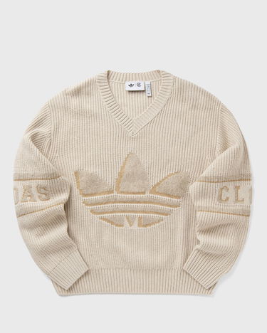 Sveter adidas Originals CLOT V-Neck Knit Sweater Béžová | IK2975, 2