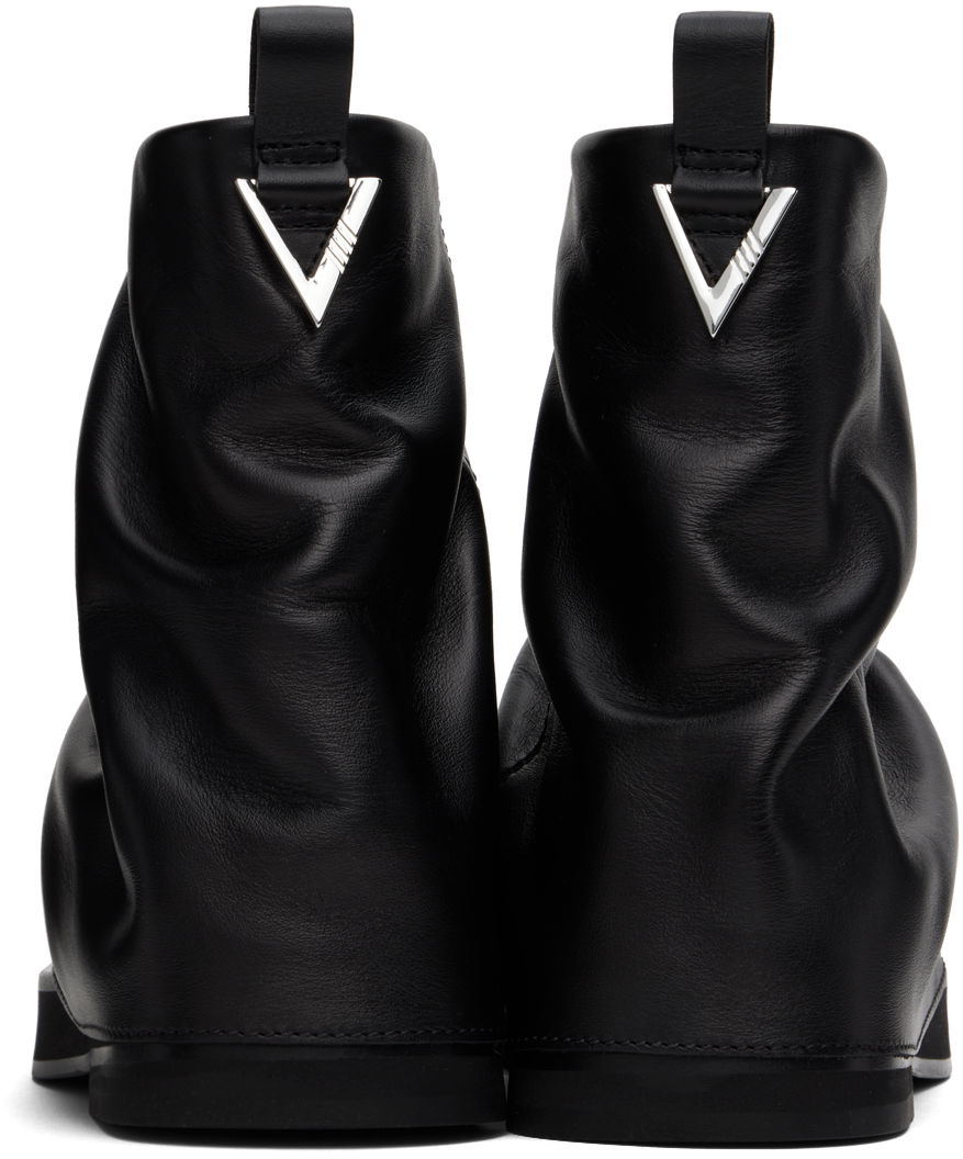 Kabáty The Attico Attico Mini Robin Slouch Leather Boots Čierna | 247WS832 L019, 1