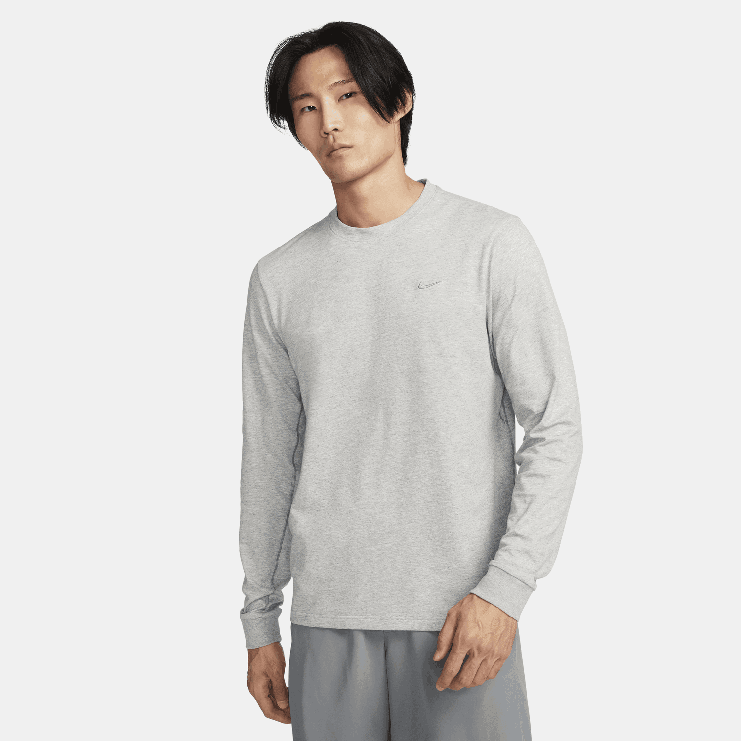 Tričko Nike Dri-FIT Primary Long Sleeve Versatile T-Shirt Šedá | FB8585-063, 0