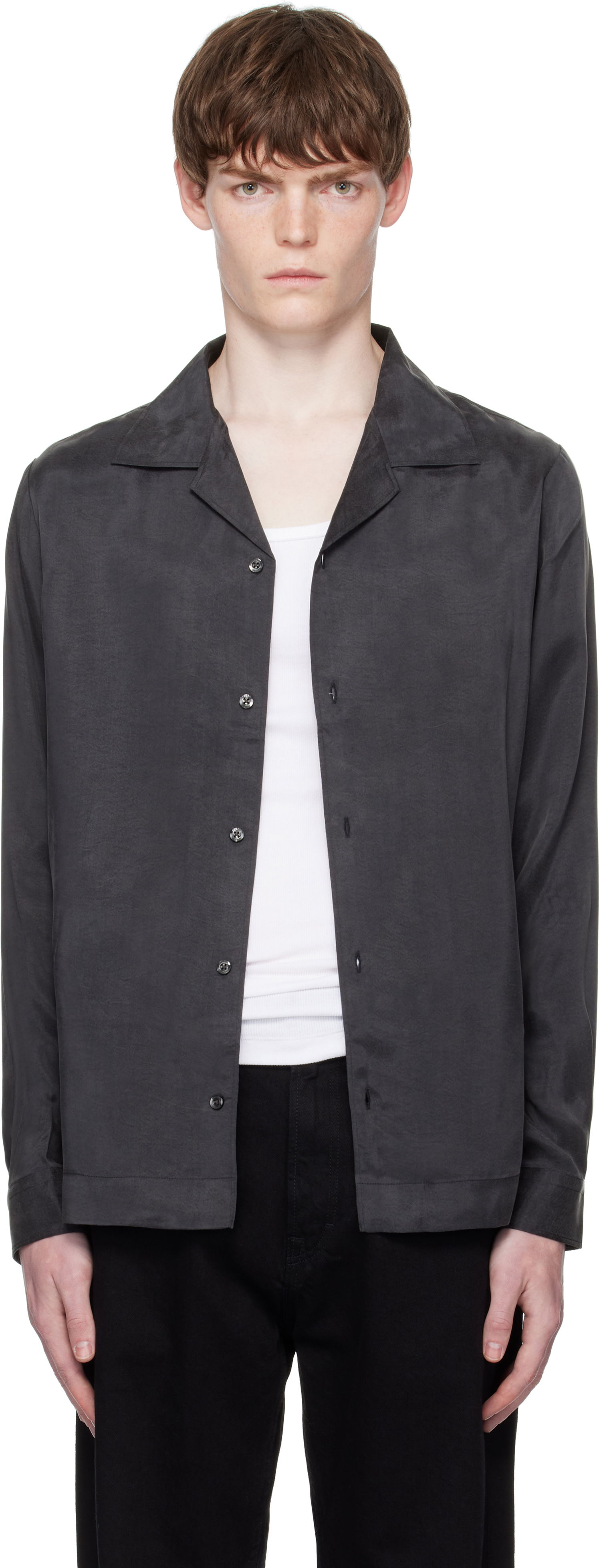 Košeľa BOSS Hugo Loose-Fit Shirt Čierna | 50545400, 0