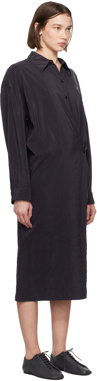 Šaty LEMAIRE Straight Collar Twisted Dress Čierna | DR1092 LF1308, 1
