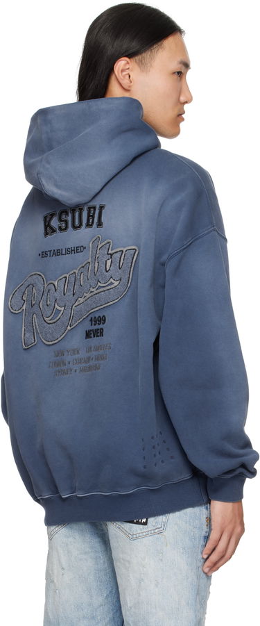 Mikina Ksubi Ksubi Ace Ekcess Hoodie Modrá | MFA25FL001, 2