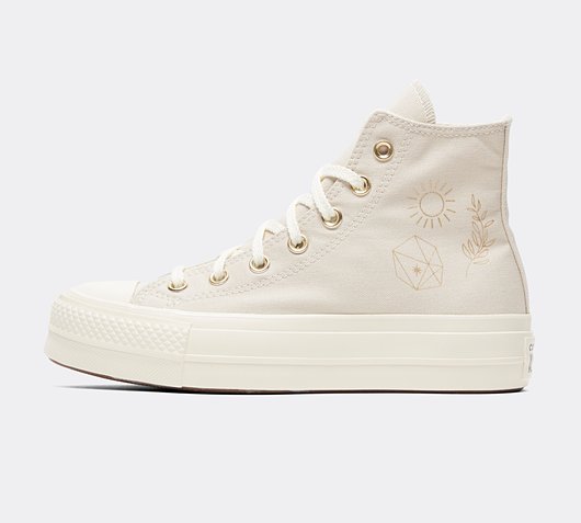 Tenisky a topánky Converse Chuck Taylor All Star Lift Hi W Béžová | A02205C, 0