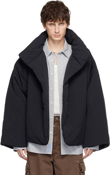 Prešívaná bunda ERL Crinkled Puffer Jacket Čierna | ERL11C001, 0