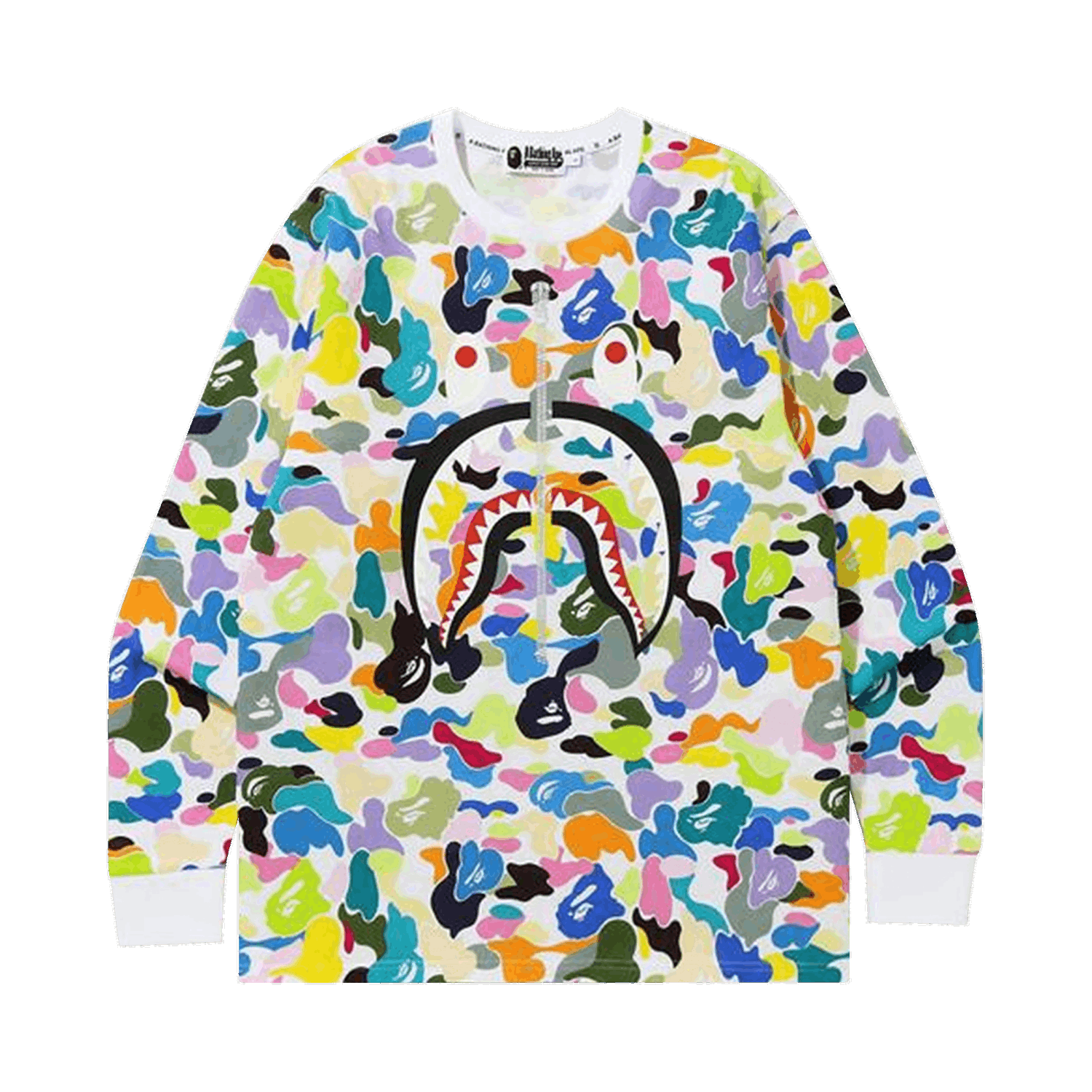 Tričko BAPE Multi Camo Shark Tee Rôznofarebný | 1G80 111 008 WHITE, 0