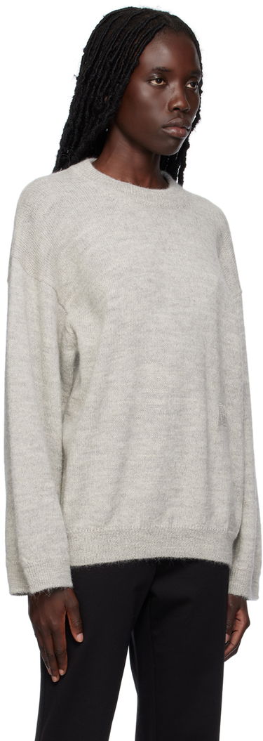 Sveter TOTEME TOTEME Crewneck Sweater Šedá | 233-5571-344, 1