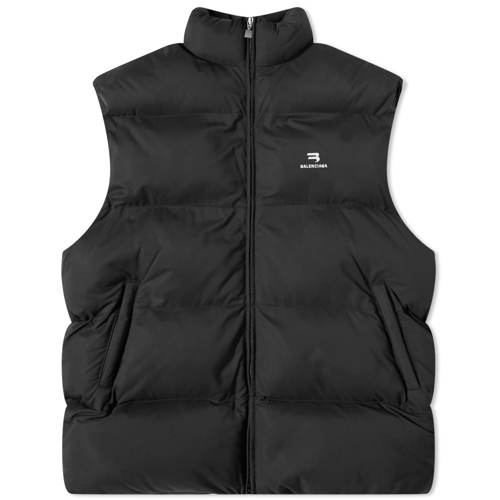Vesta Balenciaga Cosy Oversized Puffer Gilet Čierna | 681446-TJO03-1000, 0