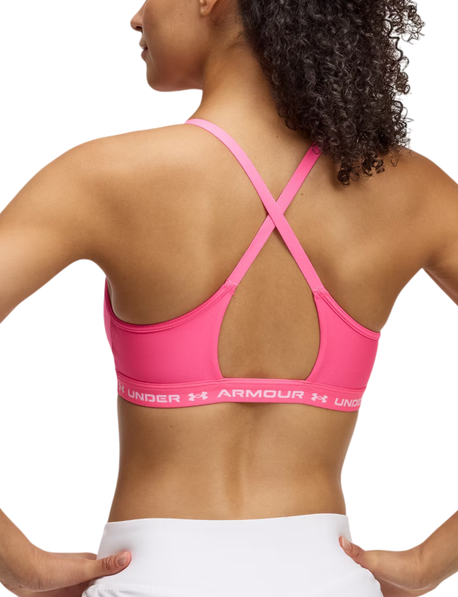 Podprsenka Under Armour Crossback Low Sports Bra Ružová | 1386424-695, 1