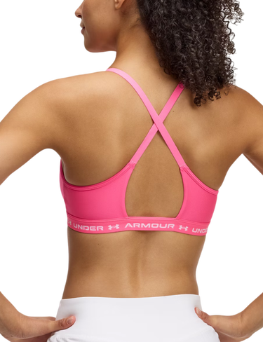 Podprsenka Under Armour Crossback Low Sports Bra Ružová | 1386424-695, 1