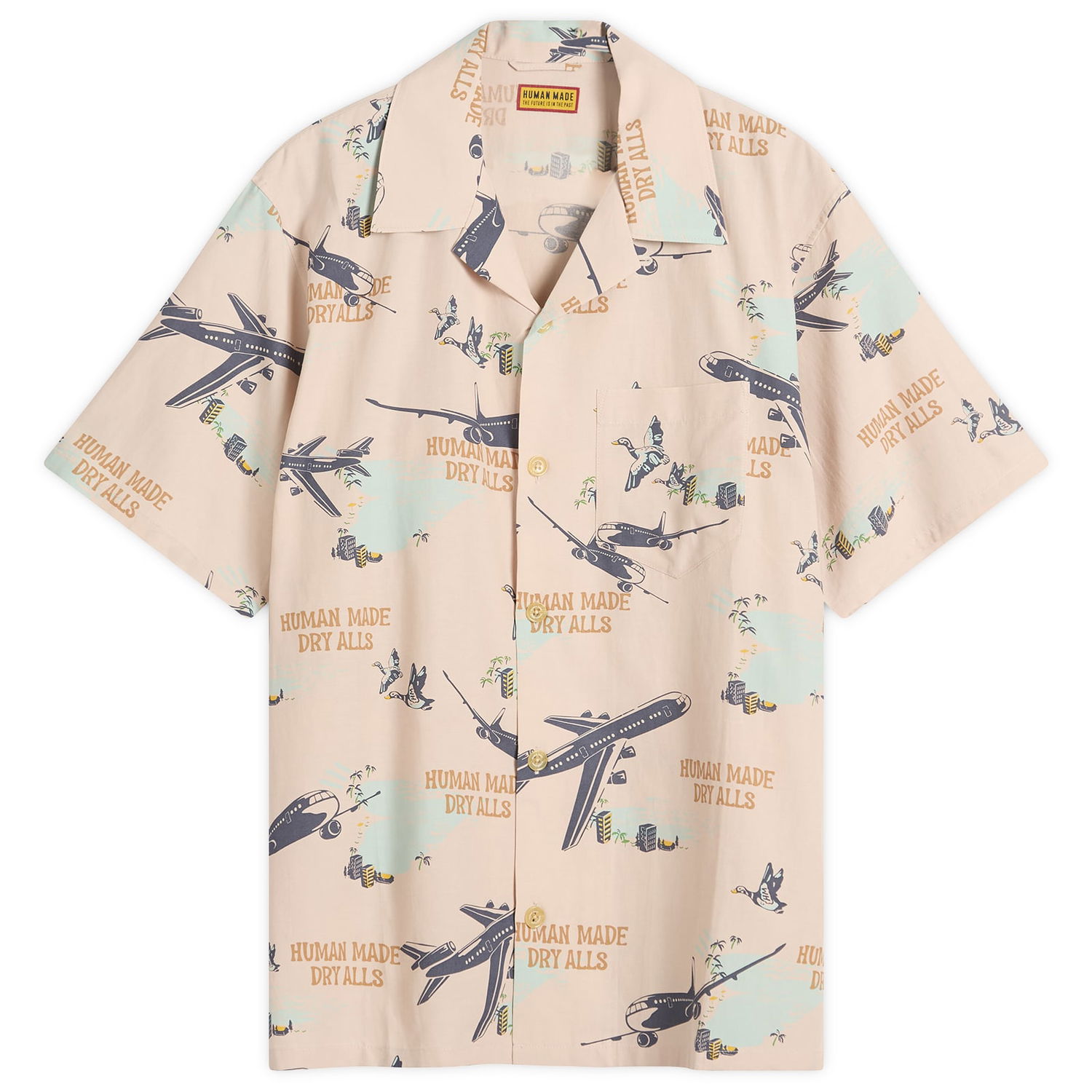 Košeľa Human Made Human Made Aeroplane Vacation Shirt, Size Large Ružová | HM29SH025-PNK, 1
