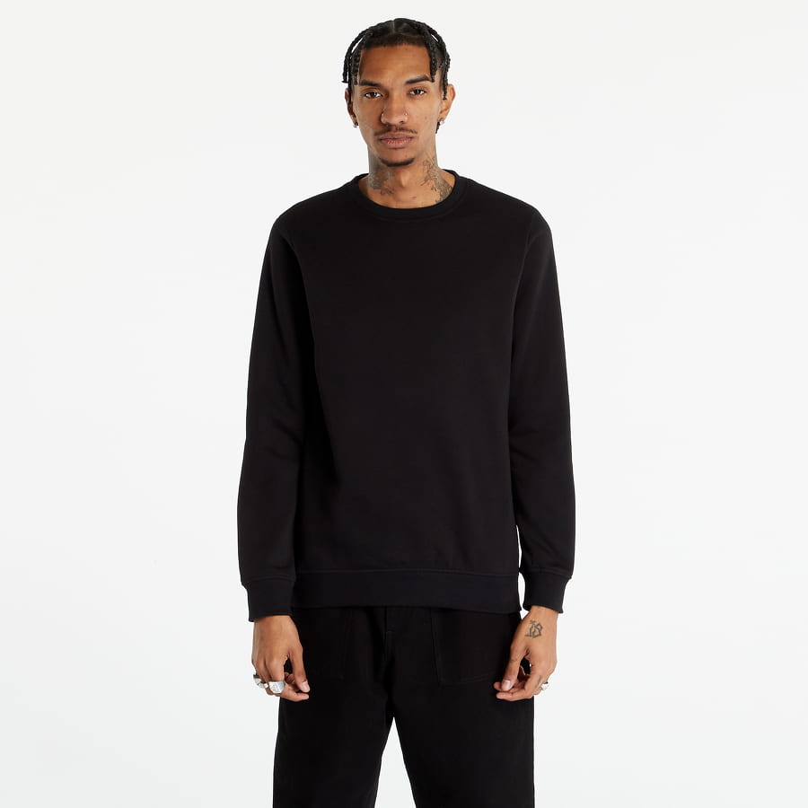 Sveter Urban Classics Basic Terry Crewneck Čierna | TB2391-00007, 0