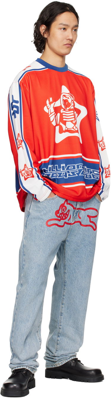 Dres BILLIONAIRE BOYS CLUB Billionaire Boys Club Astro Star Hockey T-Shirt Červená | B25152, 3