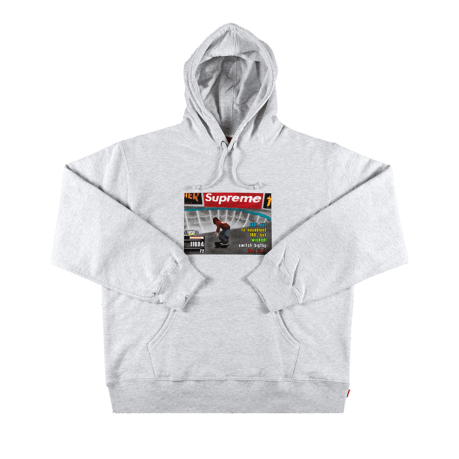 Mikina Supreme Thrasher x Hooded Sweatshirt Šedá | FW21SW98 ASH GREY, 0