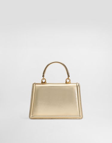 Taška cez rameno Dolce & Gabbana Small Devotion Mordore Nappa Leather Shoulder and Crossbody Bag Metalická | BB6711A101687503, 3