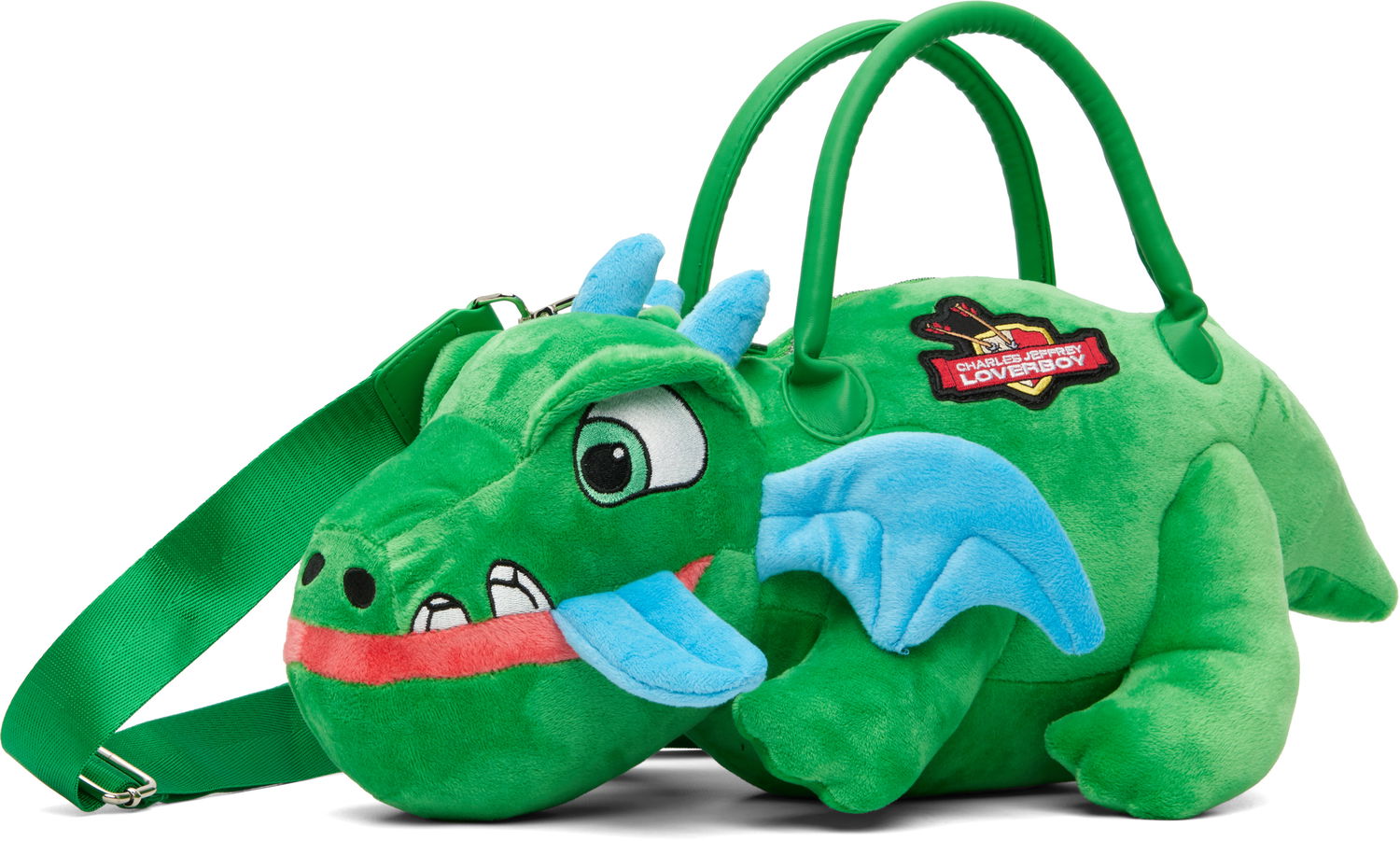 Kabelka Charles Jeffrey Loverboy Charles Jeffrey LOVERBOY Plush Baby Dragon Handbag Zelené | 54120501, 1