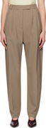 Round-Leg Tailored Trousers