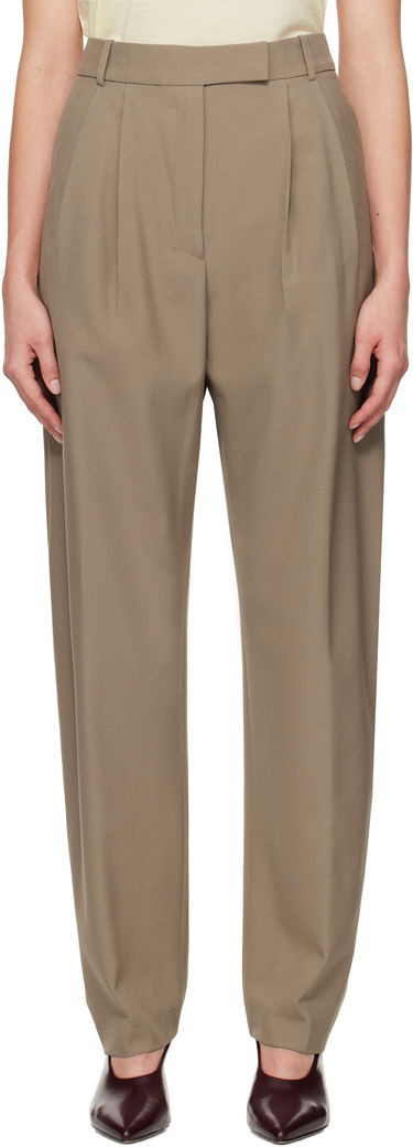 Nohavice Róhe Round-Leg Tailored Trousers Hnedá | 414-30-046, 0
