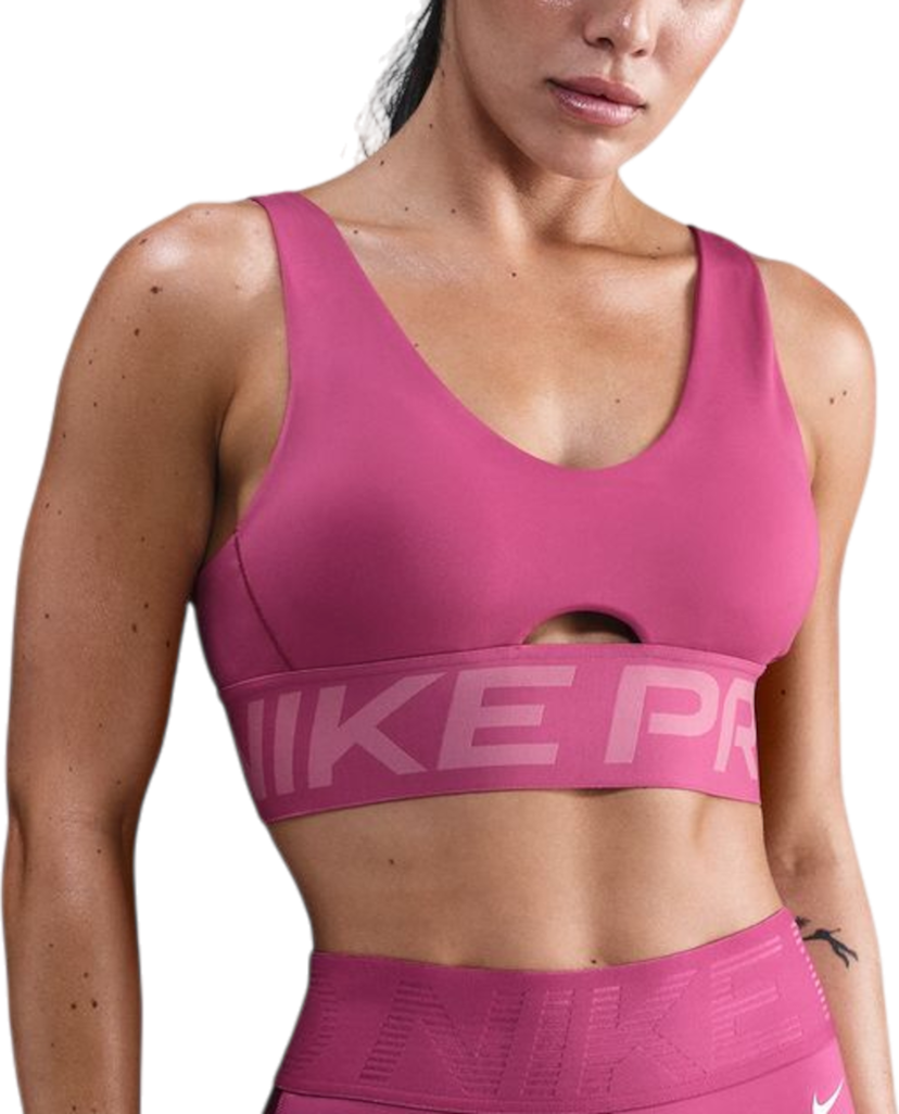 Podprsenka Nike Pro Indy Plunge Medium Support Sports Bra Ružová | hf7324-634