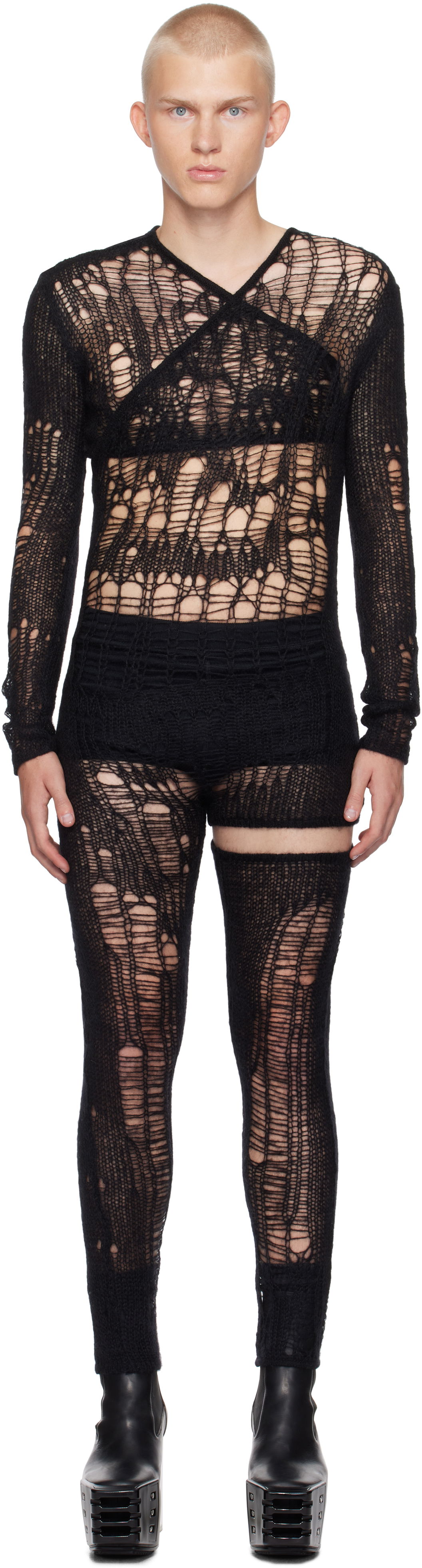 Overal Rick Owens Jumpsuit Čierna | RU01D3603 KNETMH, 0