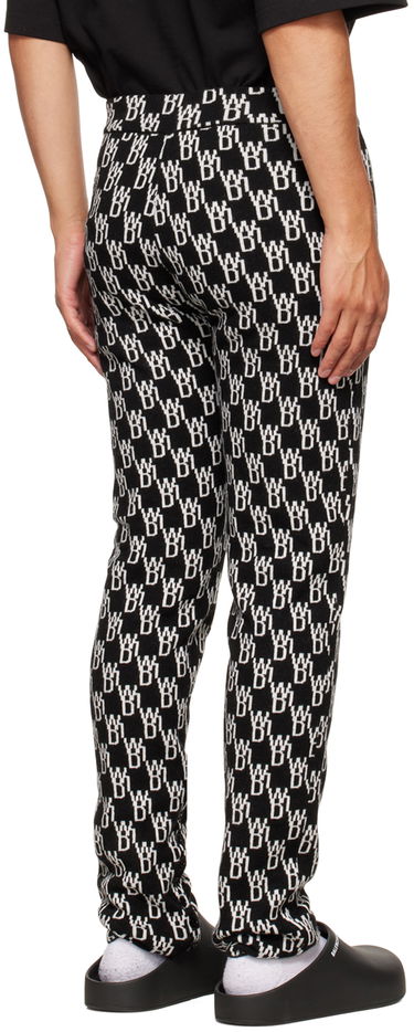 Legíny We11done We11done Jacquard Lounge Pants Čierna | WD-KP9-20-096-W-BK, 2