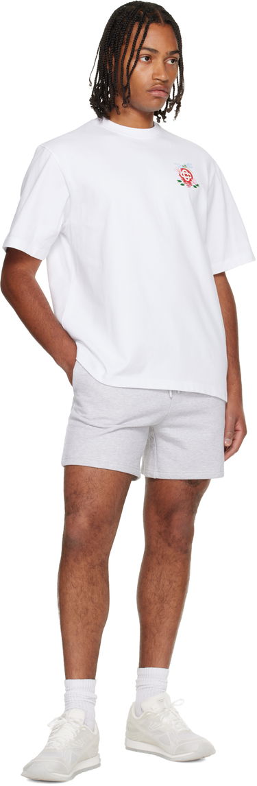 Tričko Casablanca Casablanca Dragonfly Floral Oversized Short Sleeve T-shirt Biela | M-AW25-JTS-044-08, 3